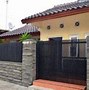 Pagar Rumah Minimalis Modern Batu Alam